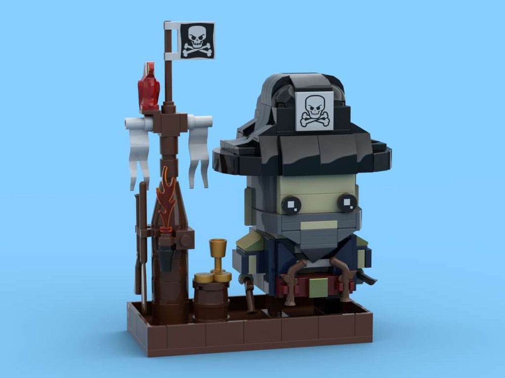 Lego Brick-built Pirate
