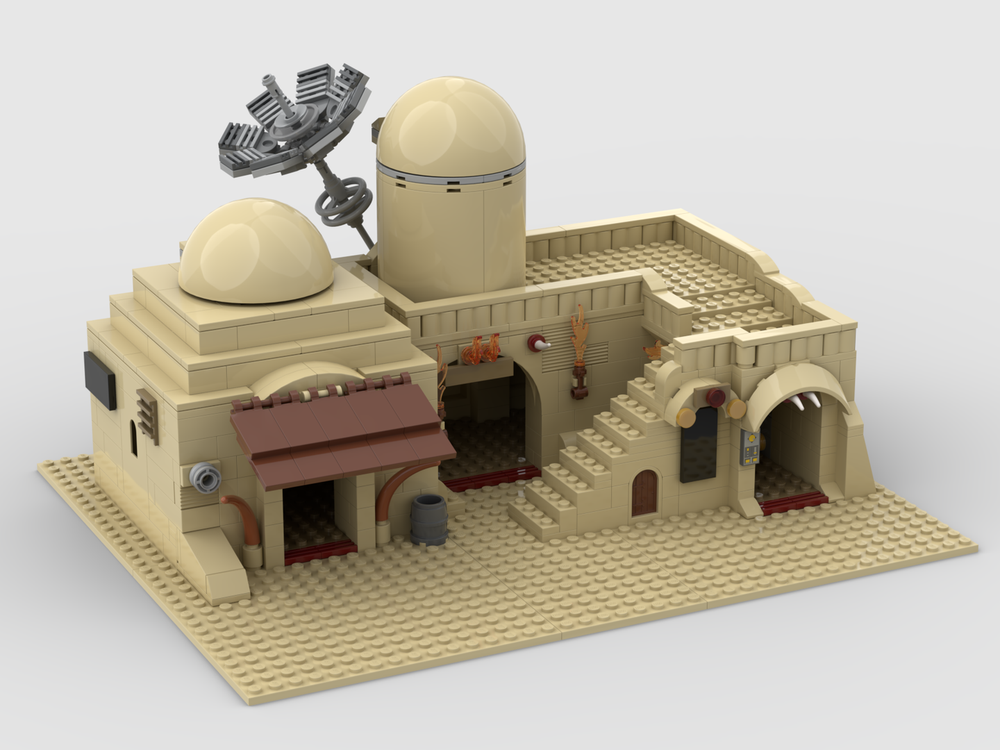 Lego Tatooine Double Building (Slums); TAT02