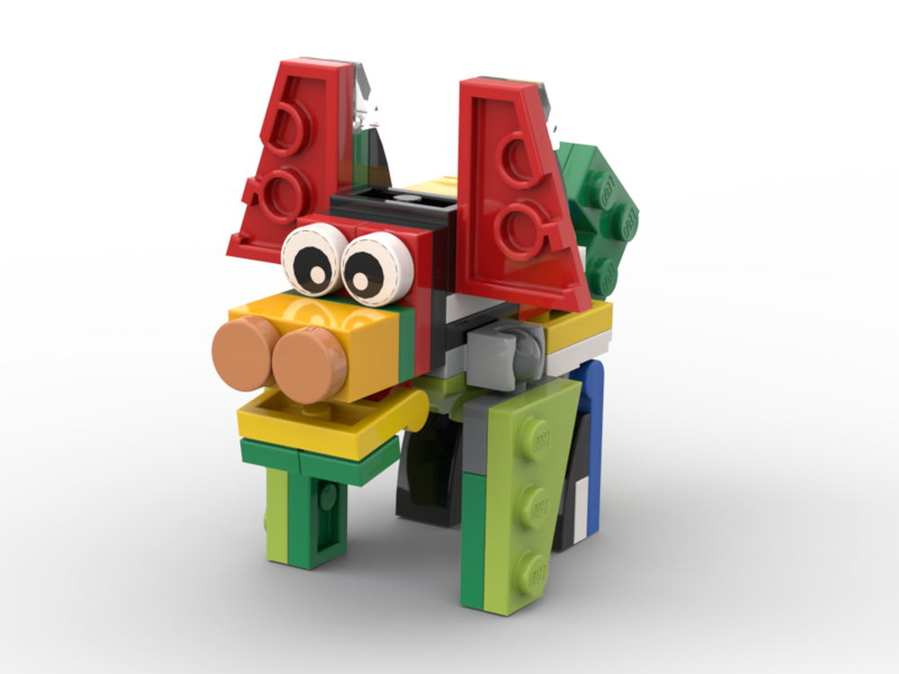Lego rainforest pig