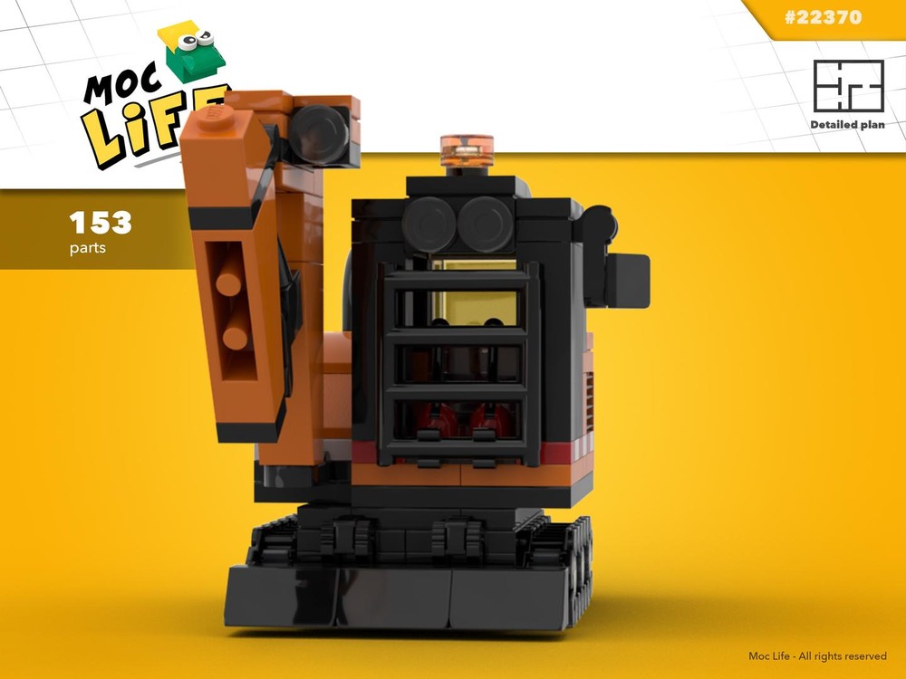 Lego Kubota hydraulic hammer