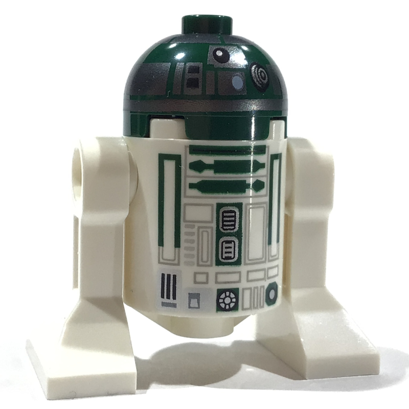 Lego Astromech Droid, R4-P44, Pearl Titanium print