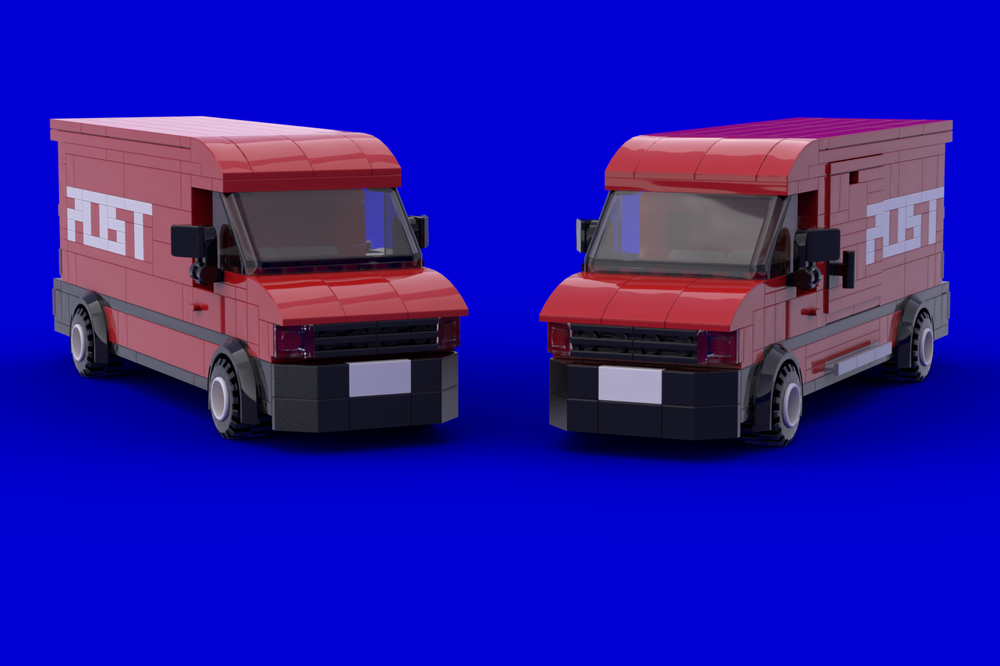 Lego Australian post van