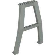 Lego Support Crane Stand Double with Studs on Cross-Brace / Light Gray