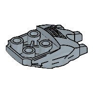 Lego Animal / Creature Body Part, Dinosaur / Dragon, Foot / Sand Blue