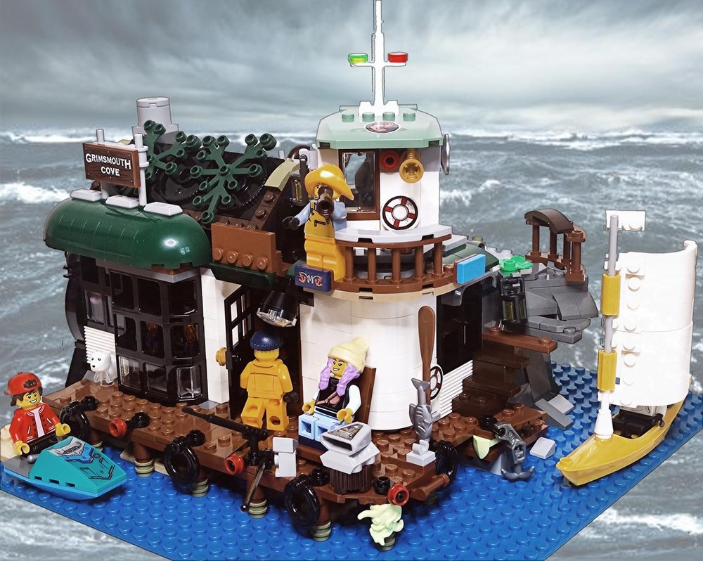 Lego CMC - Cabinet of Marine Curiosities - Habour Hood (MOC 70431 / 70419)