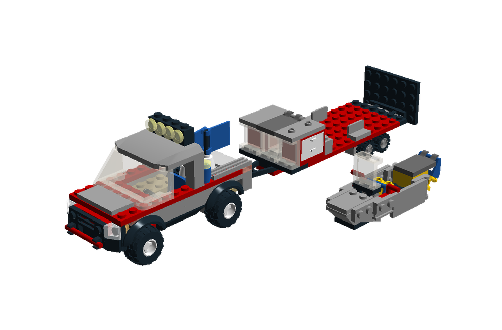 Lego 4433 Boat Transporter