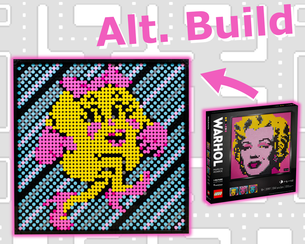 Lego Ms Pac-man Art Alt Build