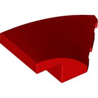 Lego Brick Wedged, Curved 4 x 2 with Stud Notch Right with White/Yellow Stripes on Side print