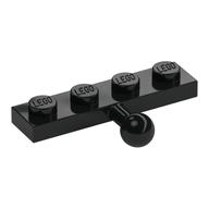 Lego Plate Special 1 x 4 with Towball / Black