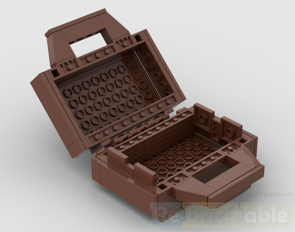 Lego 6:1 scale Briefcase