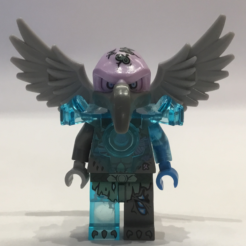 Lego Vornon with Trans-Light Blue Large Shoulder Armor