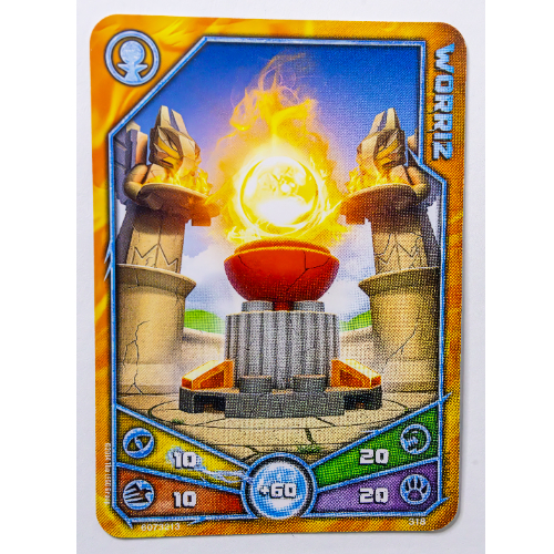 Lego Trading Card, Legends of Chima Deck #3: 318 - Worriz