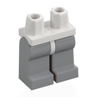Lego Hips and Light Bluish Gray Legs / White
