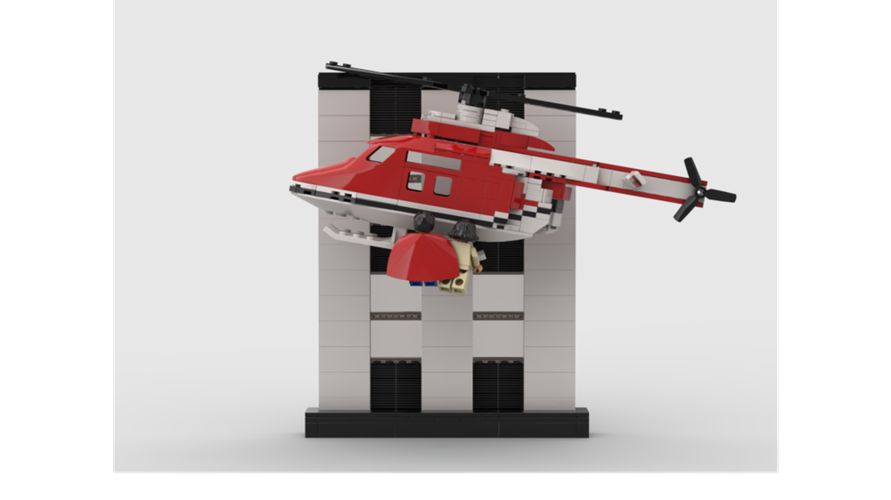 Lego Superman 1978: Helicopter scene