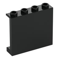 Lego Panel 1 x 4 x 3 with Black 'M' Print