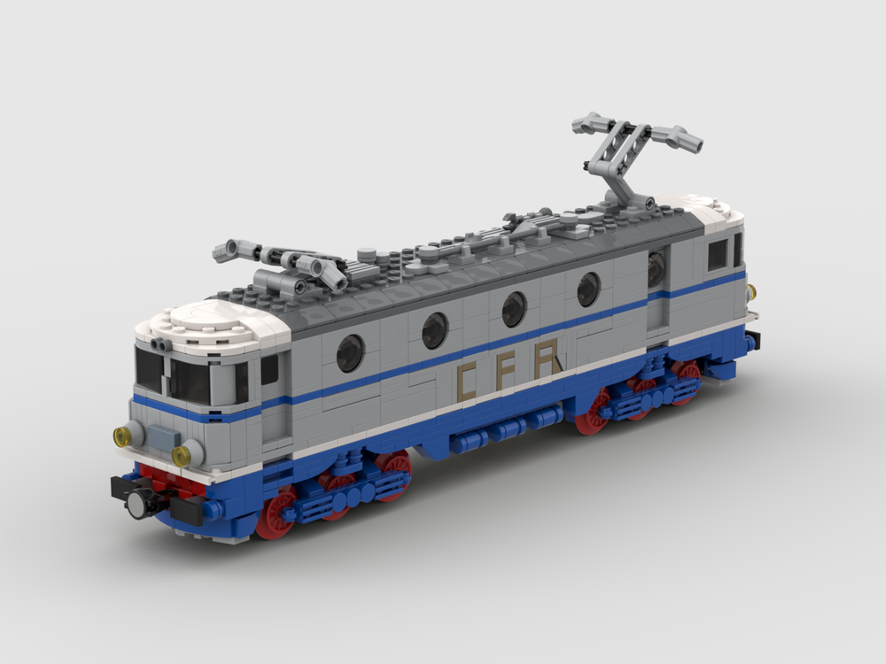 Lego CFR class40 blue-lined locomotive