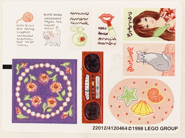 Lego Sticker Sheet for Set 3114-1