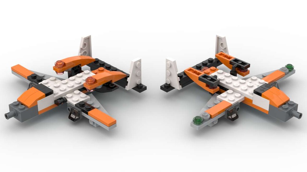 Lego 31028 A-10 Thunderbolt (''Warthog'') #1 [2 versions]