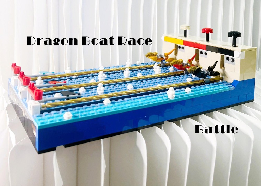 Lego Dragon Boat Race