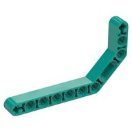 Lego Technic Beam 1 x 11.5 Double Bent Thick / Dark Turquoise