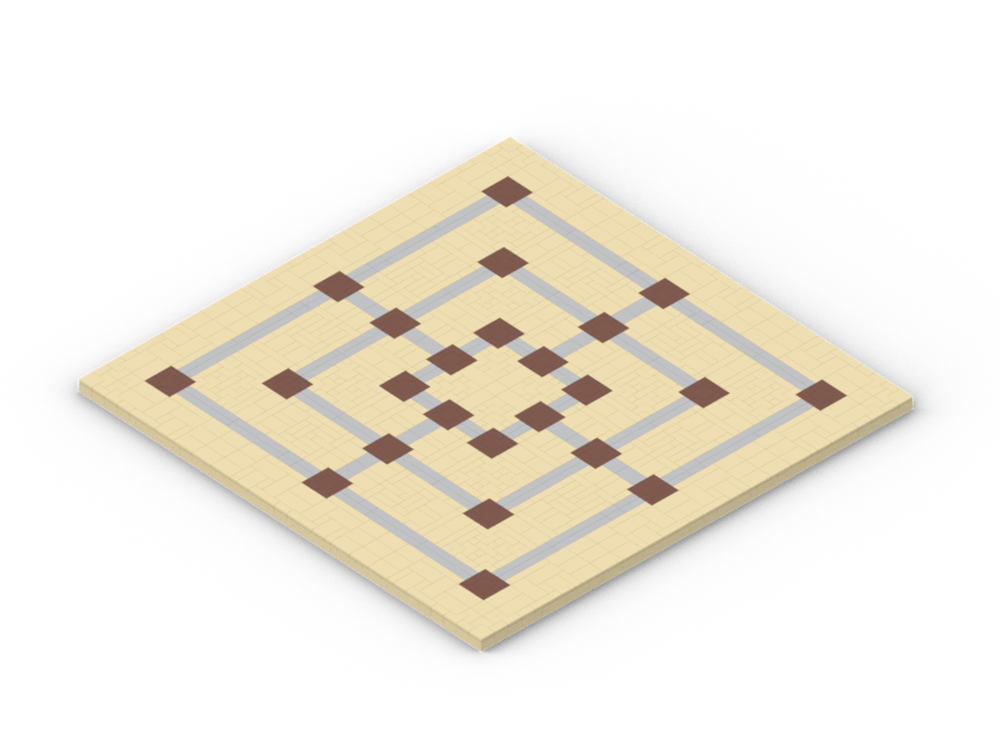 Lego 9 Men's Morris - Board