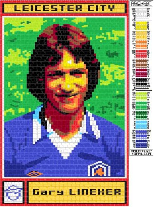 Lego GARY LINEKER PANINI STICKER 1979