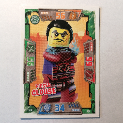 Lego Trading Card, Ninjago Game Series 2 [German] - 89 Fieser Clouse / [No Color/Any Color]