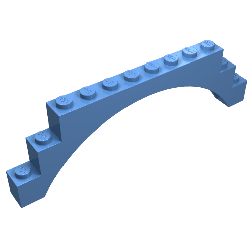 Lego Brick Arch 1 x 12 x 3 / Medium Blue