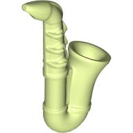 Lego Musical Instrument Saxophone / Yellowish Green