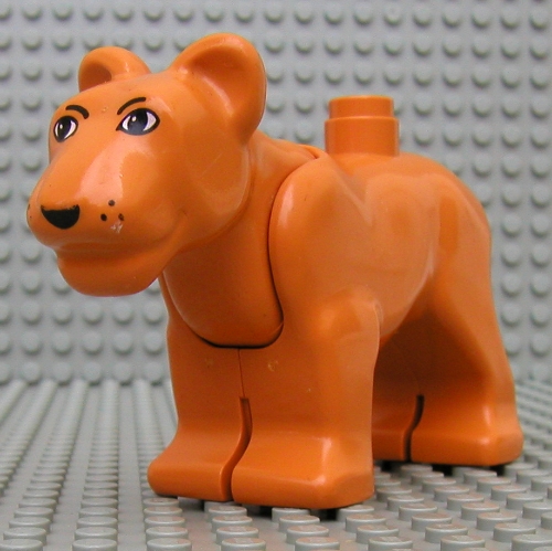 Lego Duplo Animal Lion Adult Female with Movable Head / Earth Orange