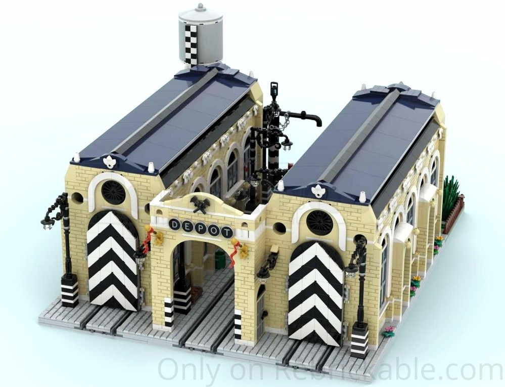 Lego Railway Old Depot