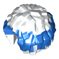 Lego Equipment Cheerleader Pom Pom with Blue Top