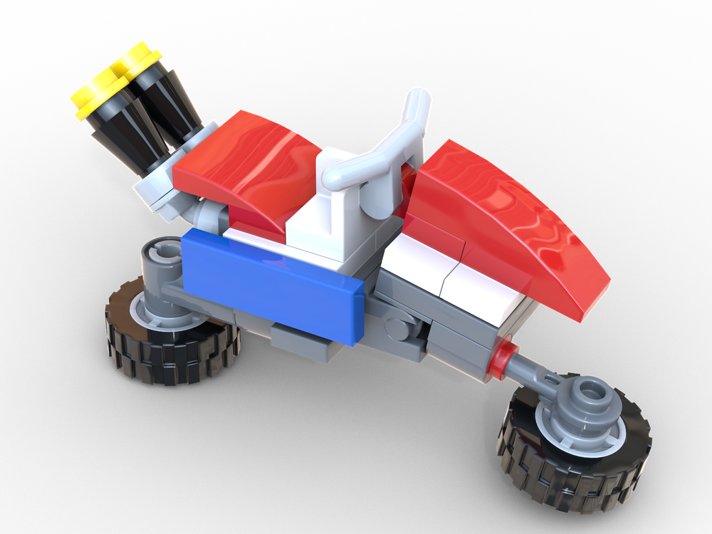 Lego Mario Kart 8 Transformable Motorcycle