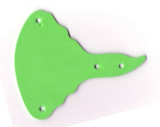 Lego Foam Part for Set 5861 - Belville, Leaf 17 x 14 with 4 Holes / Bright Green