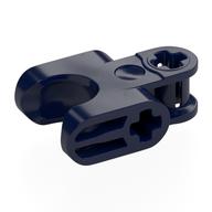 Lego Technic Axle Connector 2 x 3 with Ball Socket, Closed Sides / Dark Blue