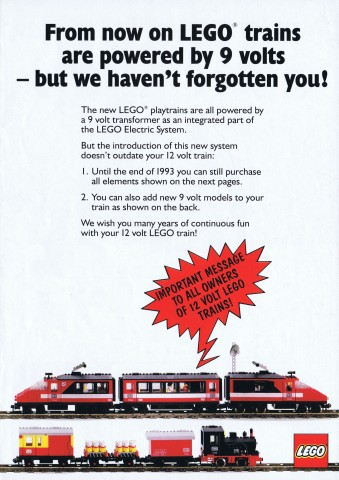 Lego 1992 Medium Train UK (921762-UK)