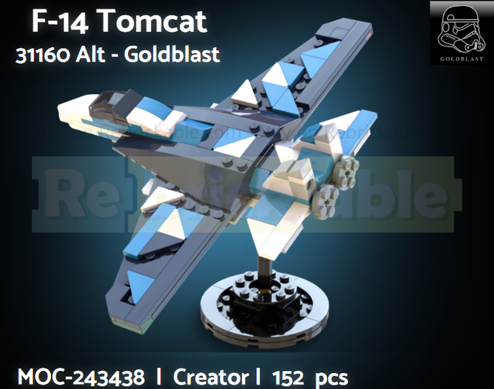 Lego F-14 Tomcat - 31160 Alternate Build