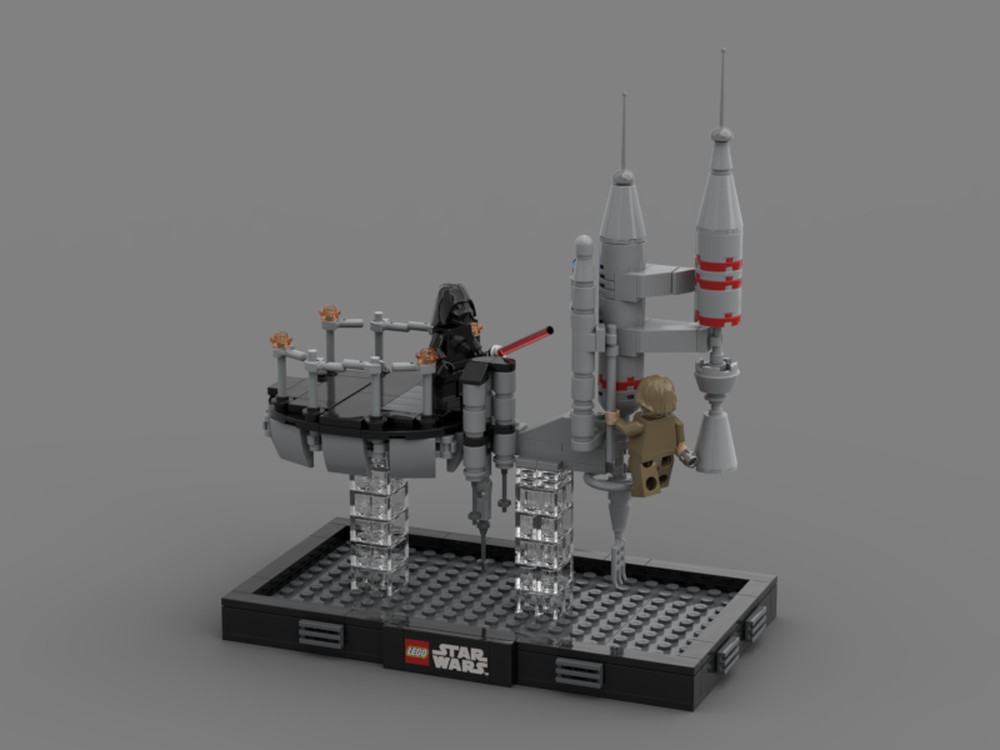 Lego Bespin Duel Diorama