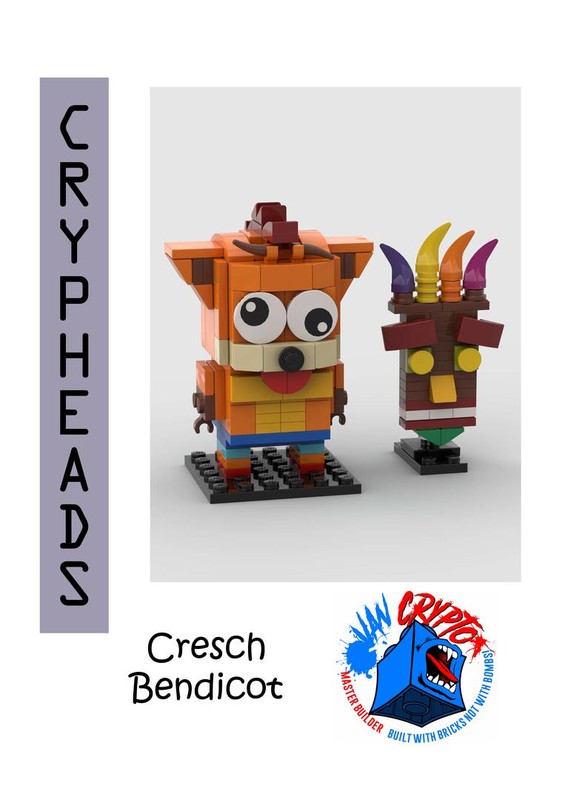 Lego Crash Bandicoot & Aku Aku