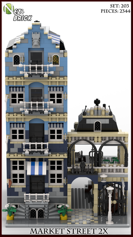 Lego Market Street 2x