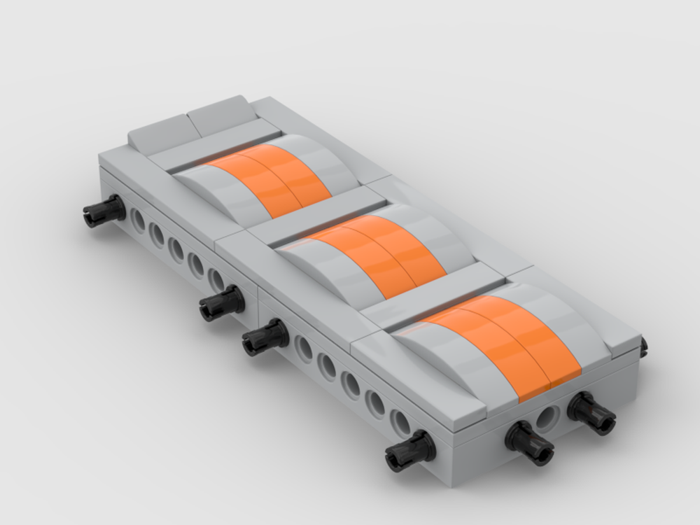 Lego modular skatepark pump track