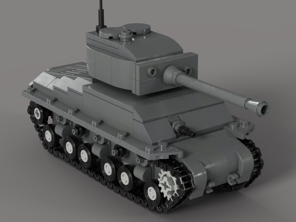 Lego WW2 Sherman M4A2E8