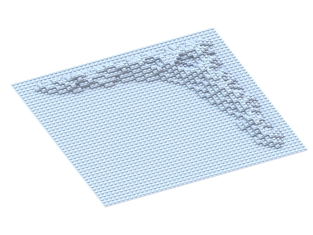 Lego Crater Baseplate