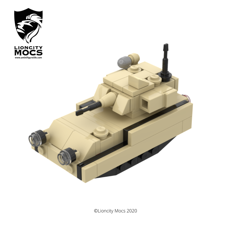 Lego M2 Bradley Mini Tank MOC