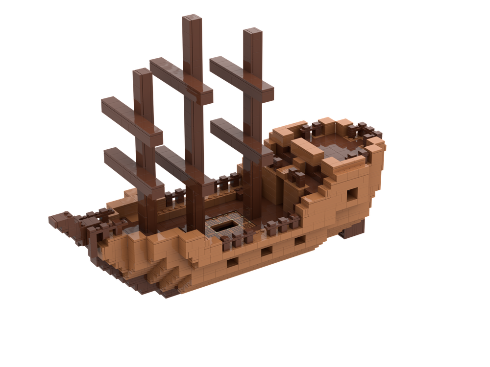 Lego Minecraft Shipwreck
