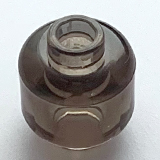 Lego Minifigure, Head (Plain) / Trans-Brown