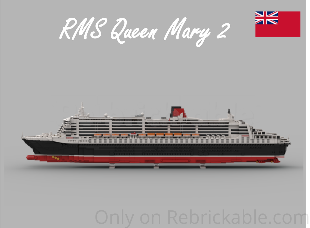 Lego RMS Queen Mary 2