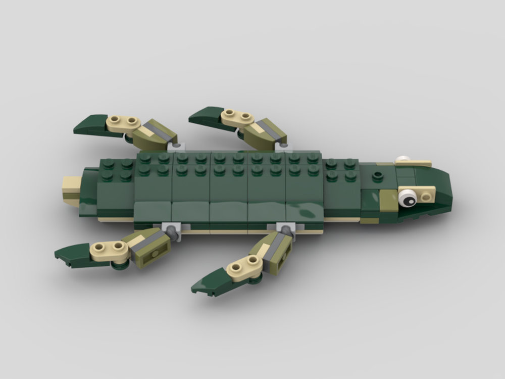 Lego Sea Turtle, Alternate build from 31121 crocodile