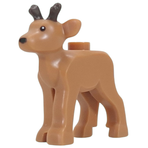 Lego Animal, Reindeer Baby with Dark Brown Antlers Print