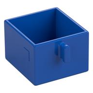 Lego Duplo Drawer 2 x 2 with Pull Handle / Blue
